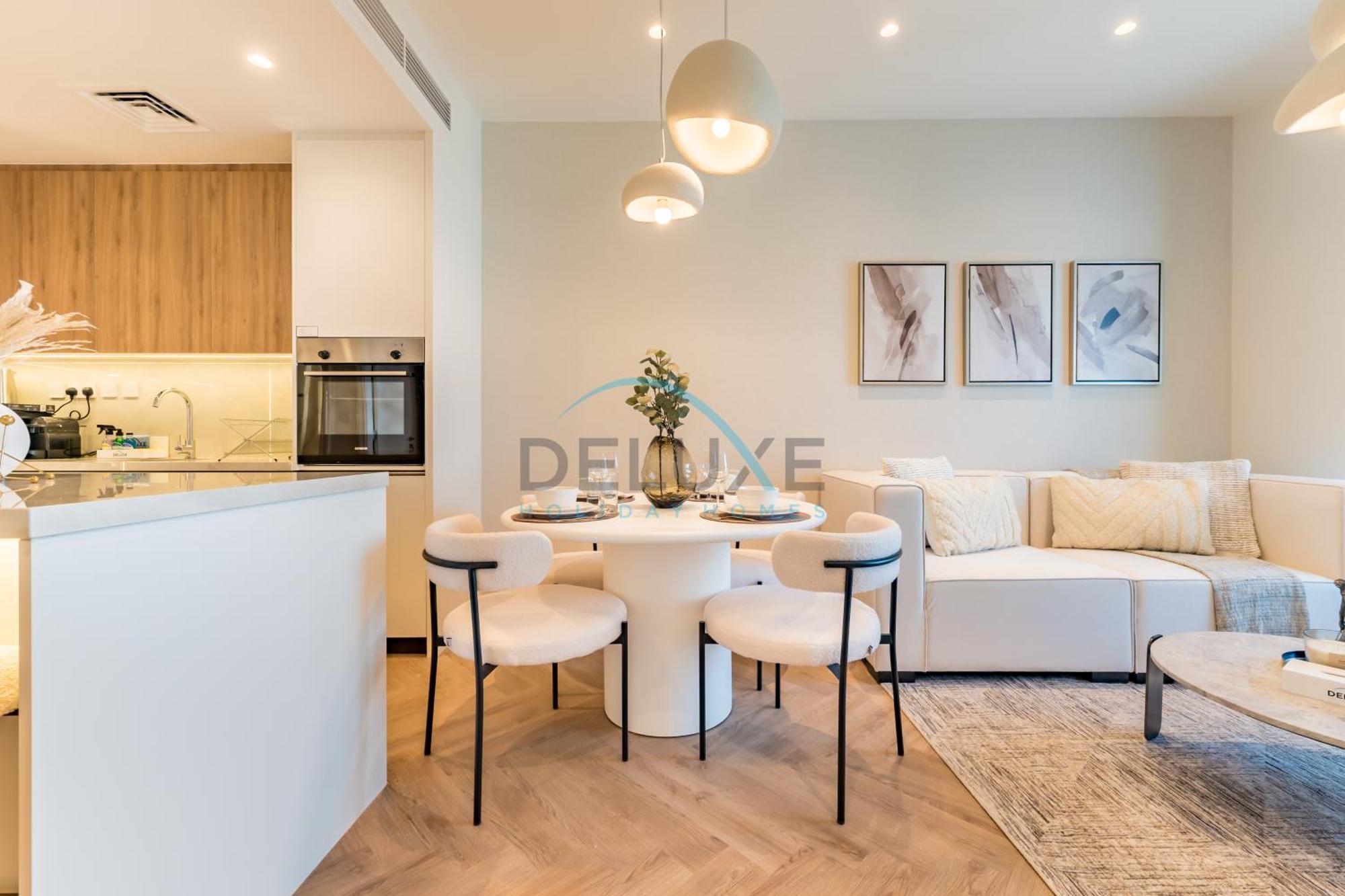Upgraded 1br Overlooking Palm Jumeirah & Sea Views From Living To Bedroom, Elite Residence, Marina By Deluxe Homes Appartement