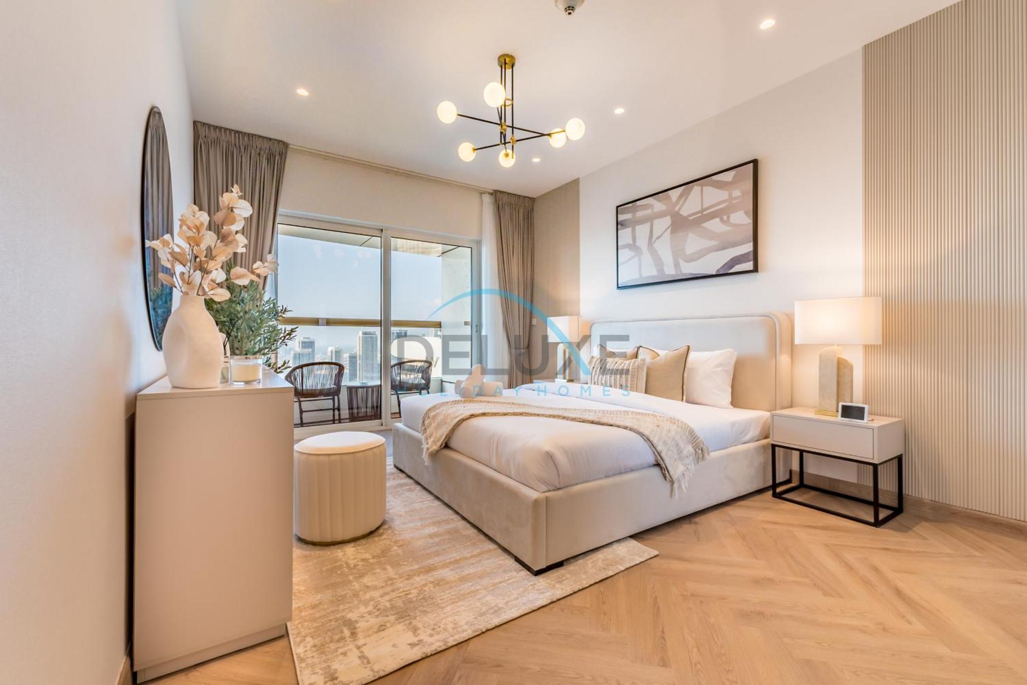 Appartement Upgraded 1br Overlooking Palm Jumeirah & Sea Views From Living To Bedroom, Elite Residence, Marina By Deluxe Homes Dubai